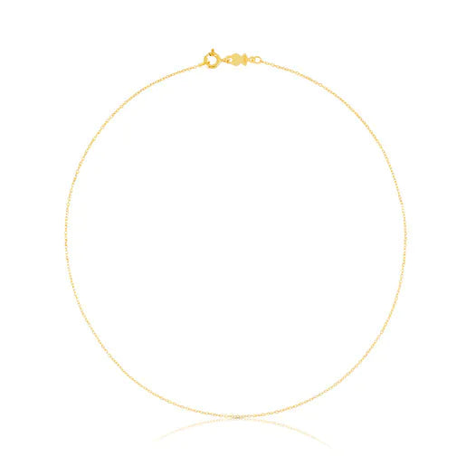 40cm Gold TOUS Chain Choker with small rings.